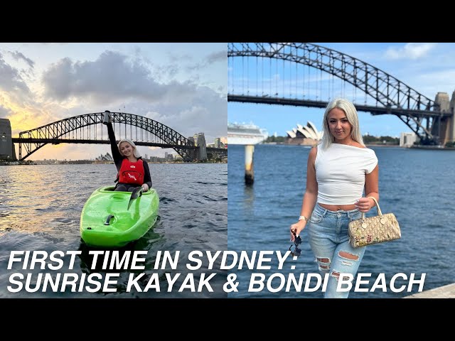 Sydney Vlog: Bondi Beach, Sunrise Kayaking & Lunch at Sails