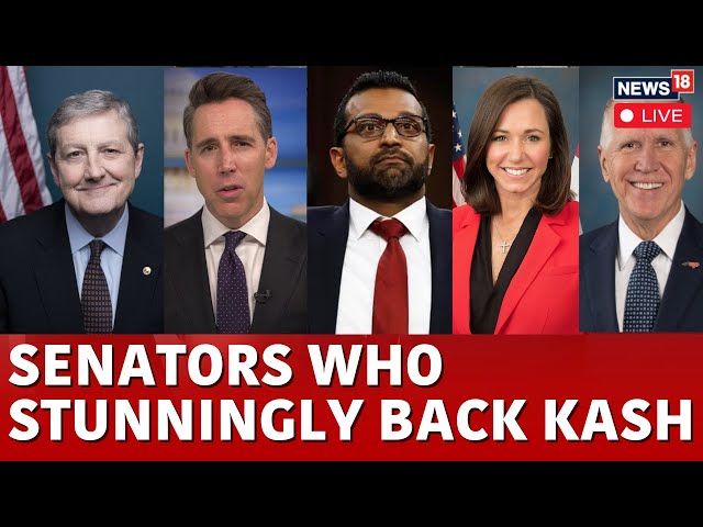 LIVE: Senators Who Support FBI Chief Nominee Kash Patel Amid Delayed Nomination Filing By Democrats