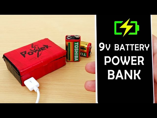 9V battery hack | Homemade power bank | What The Hack #20