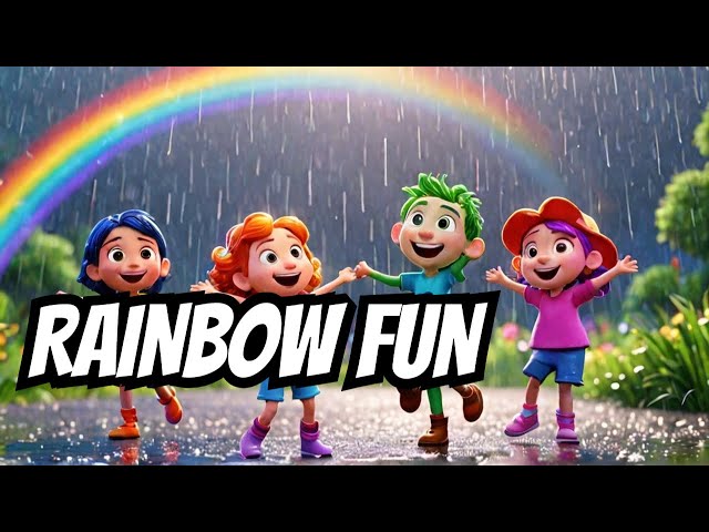 "Raindrops & Rainbows! | Fun Singing & Dancing for Kids!" 🎶