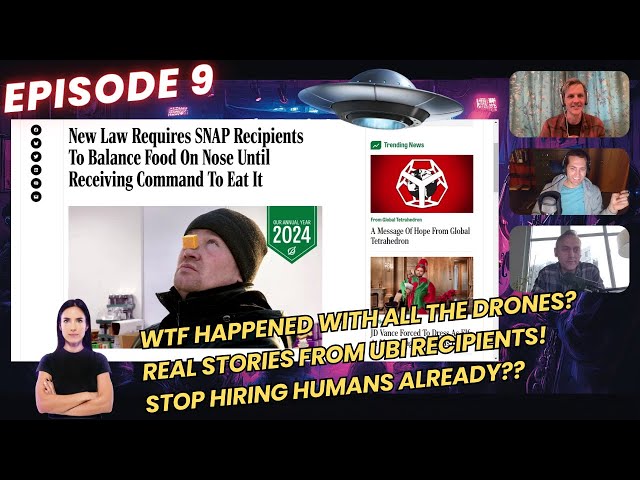 Drone Hysteria and How Chronic Financial Stress Feeds Conspiracy Beliefs | The Basic Income Show