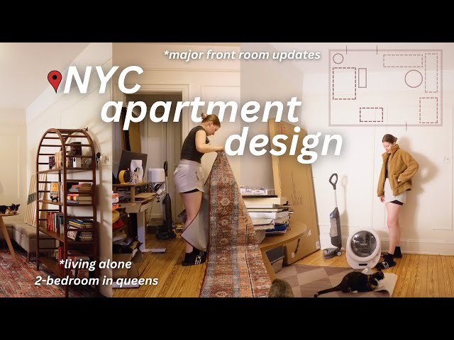 Redesigning my NYC apartment to feel like home | living alone in your 30s