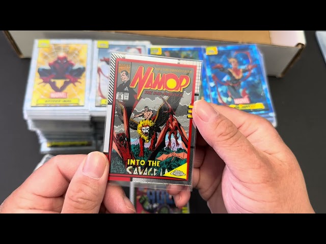 2024 Topps Marvel Chrome Base Set, Sapphire Parallel Set, Chase Sets