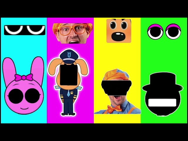 incredibox Sprunki 1 -  Sheriff Labrador - Blippi-Incredibox Sprunki 3  - Tiles Hop EDM Rush