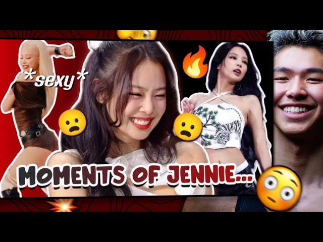 Athlete React to 100 ICONIC MOMENTS in the HISTORY of JENNIE from BLACKPINK