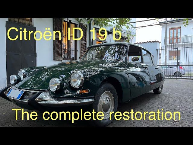 Citroën ID 19  full restoration movie