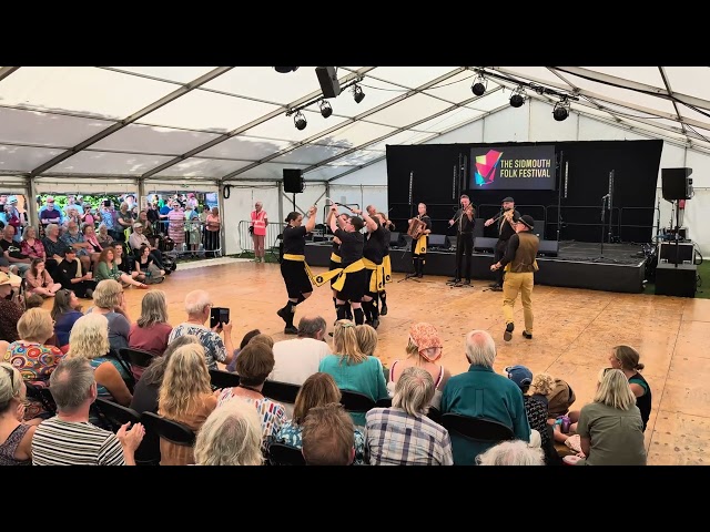 Sidmouth Folk Festival - Dance Spectacular - Whip the Cat Rapper and Clog