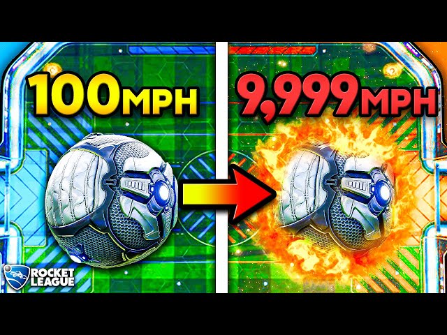 Rocket League, but the FIELD SPEEDS UP THE BALL