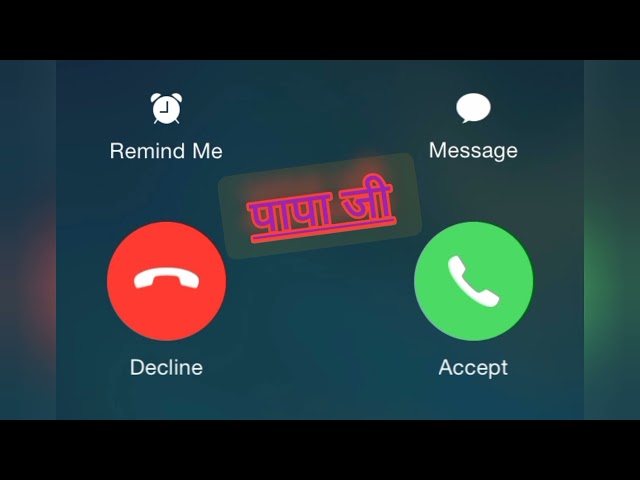 Ringtone,divyata aapke papa ji ka phone aaya hai,papi ji please pick up the phone #famous_jivno_bhai