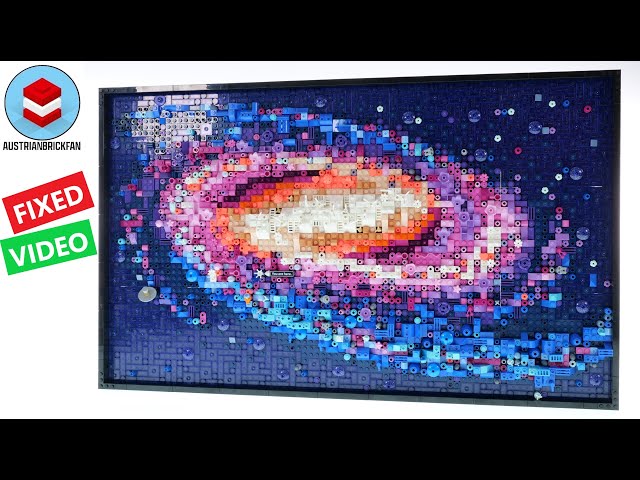 LEGO Art 31212 The Milky Way Galaxy Speed Build Review fixed Video