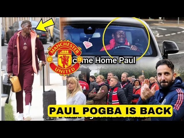 PAUL POGBA’S EPIC RETURN TO MANCHESTER UNITED – TRAINING UNDER RUBEN AMORIM BEGINS!