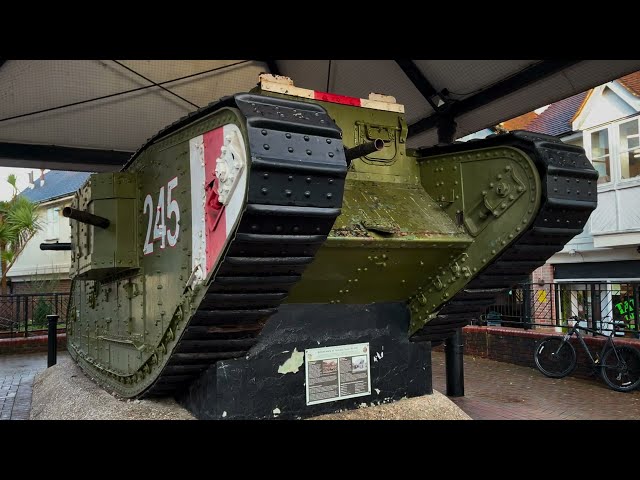 World War 1 Mark IV Tank at Ashford Kent