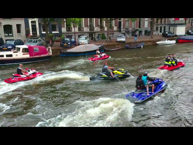 Jetski idiots in Amsterdam