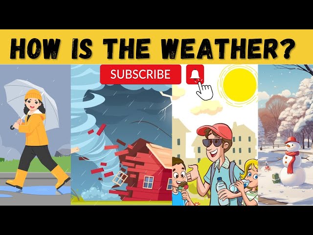 How is the weather? || English Listening and Speaking Practice || English Learning