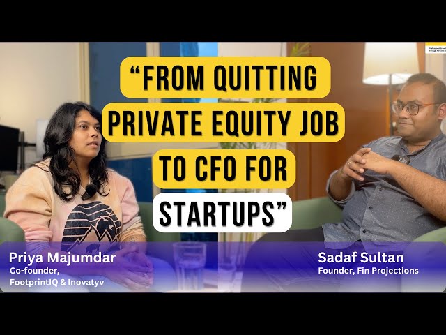 Startup Finance 101 | ex- Goldman Sachs | Ft. Sadaf Sultan | FinProjections