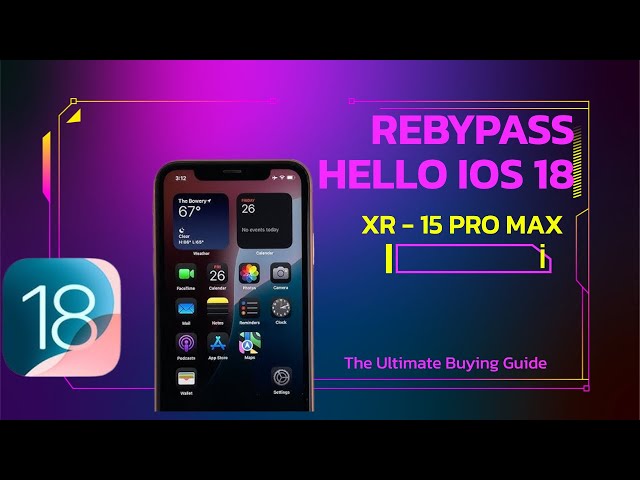 REBYPASS HELLO SEÑAL iOS 18 Mina MacOS - iPhone XR-  Server News Phone 5s a X service Down