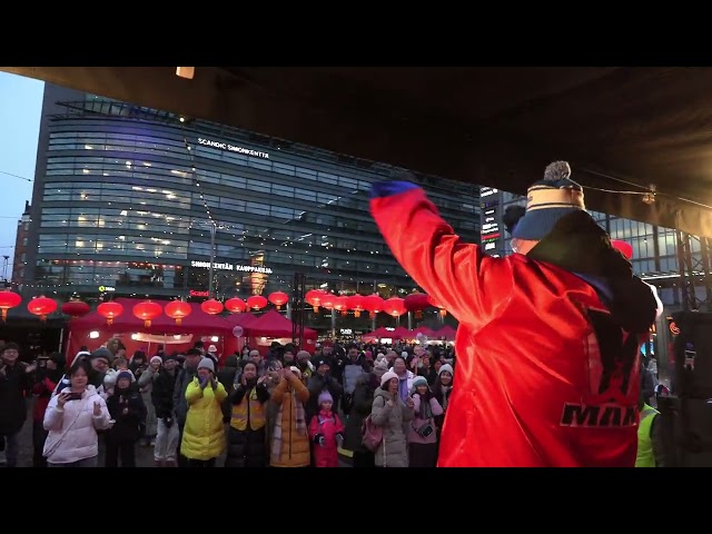 Chinese New Year Finland - UncleSamPatriot boxing show