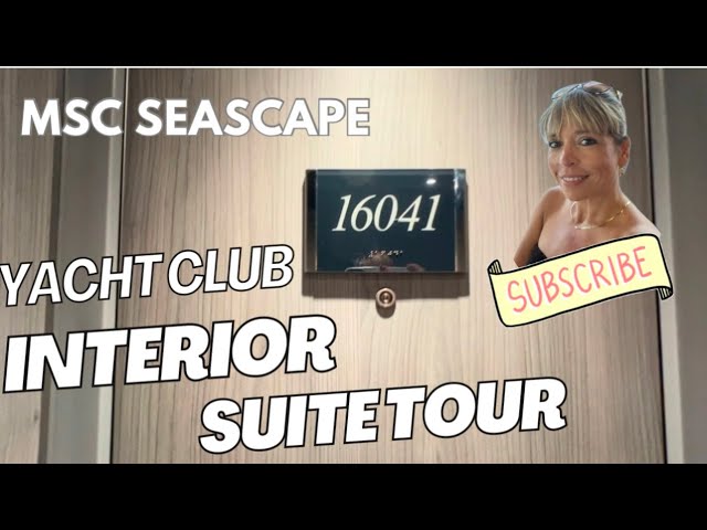 Welcome to Our MSC Crib at Sea!  MSC Seascape Yacht Club Suite 16041 Tour