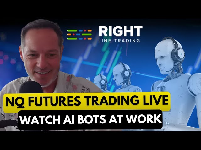 LIVE Prop Trading the NQ & ES Futures - A.I. Bots DAY TRADING