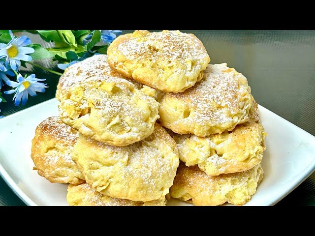 Soft Apple Cookies! They will disappear in 1 minute! Incredibly delicious and easy recipe!