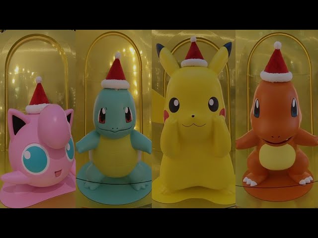 3D 180VR 4K Amazing Pikachu & Friends Charmander, Squirtle, Jigglypuff in Pokemon World