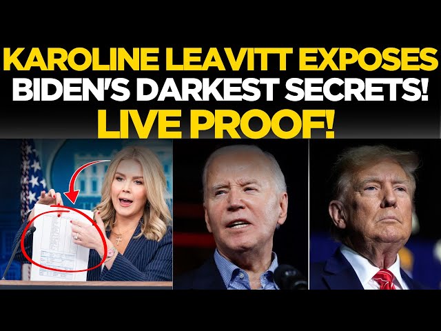 LIVE | Karoline Leavitt Slams The Biden Admin's Financial Policies | Elon Musk & Trump Exposed Biden