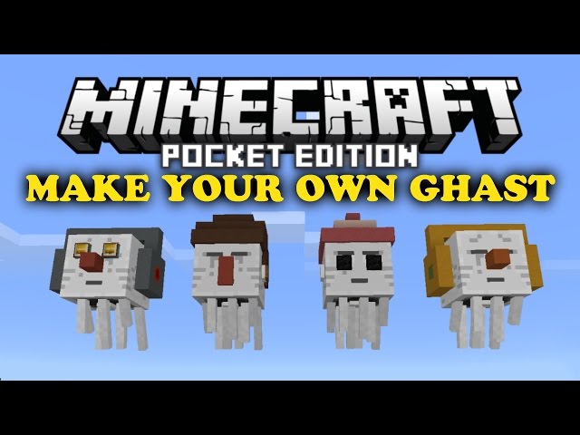 ✔ Make Your Own Ghast - Minecraft PE