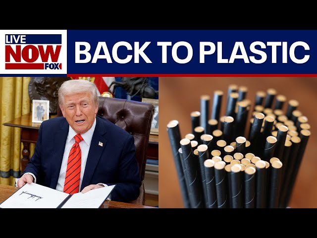 Back to plastic: Trump signs executive order on paper straws | LiveNOW from FOX