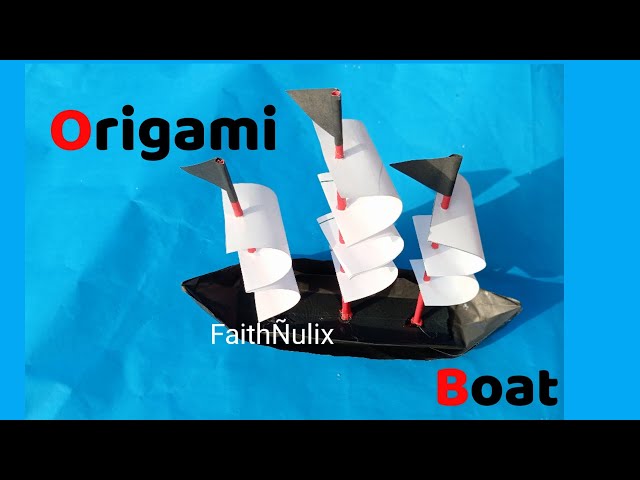 DIY Pirate Ship 🚢 How to make a boat with paper