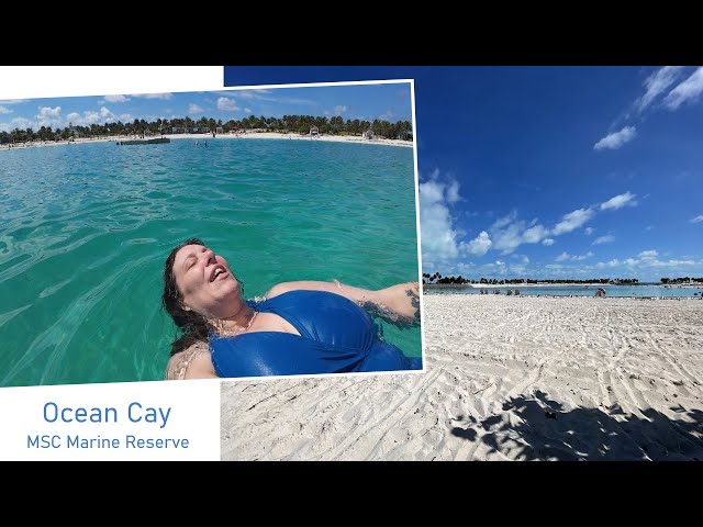 Beach day on MSC private island Bahamas ♥ Seashore Cruise Vlog