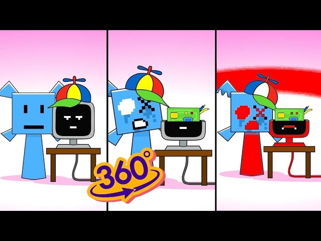 360 VR |  Sprunki OC ALL Phases | Incredibox Compilation COMPLETE