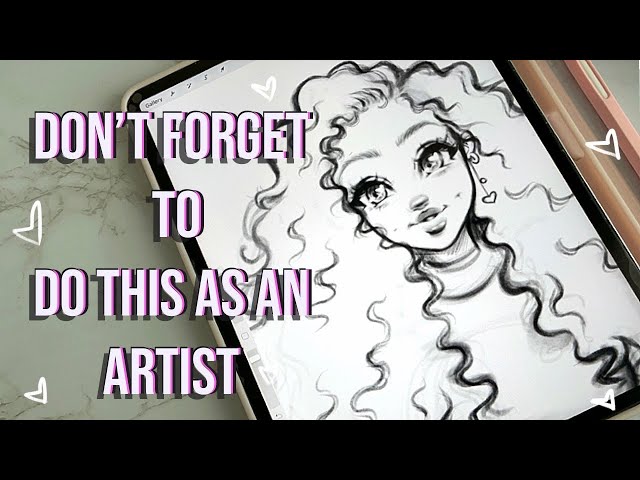 Don't Forget This 1 Simple Thing as an Artist | Draw with Me ✍🏽✨💕