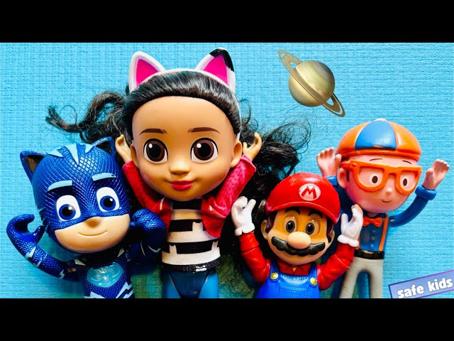 Preschool Toddler Learning through play! 🍊Gabbys Dollhouse Super Mario Blippi PJ Masks Toys