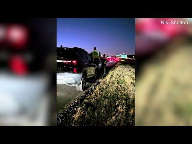 Giant pothole disables several vehicles in North Texas