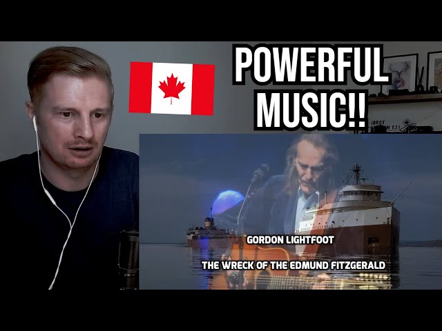 Reaction To Gordon Lightfoot - The Wreck of the Edmund Fitzgerald (Canadian Music)