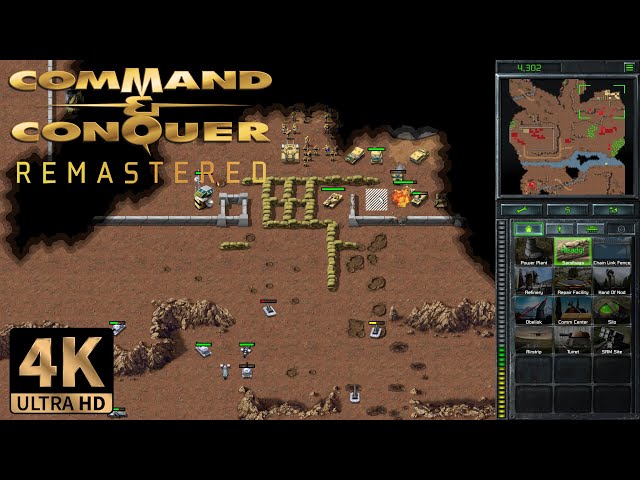 Command & Conquer Remastered | Nod 11 A - Ezekiel's Wheel (Namibia) | PC 4K