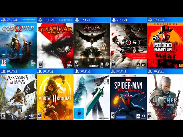 Top 26 Best PS4 Games Of All Time || 26 amazing games for PlayStation 4