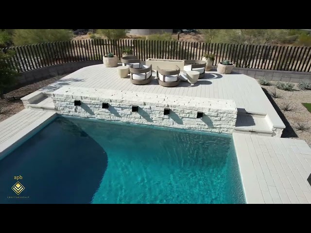 Scottsdale Troon custom pool and landscape