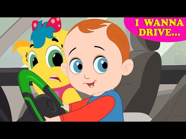 We are in the Car Wheels On The Bus Song Nursery Rhymes & Kids Songs | Emmie Songs | Baby Toonz