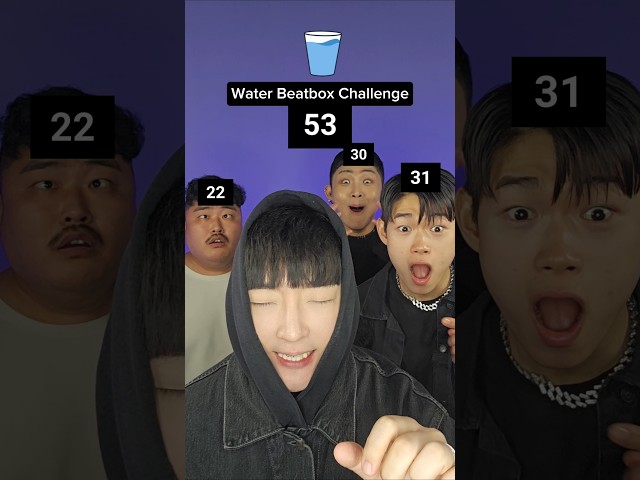 Water Beatbox Challenge #beatbox #tiktok