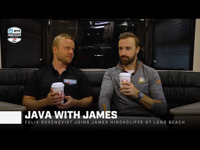 Felix Rosenqvist on new team, expectations for 2024 season | Java with James Hinchcliffe | INDYCAR