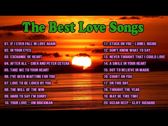 Best Old Love Songs 2024 | Love Songs Greatest Hits Playlist 80s 90s | Most Beautiful Love Songs