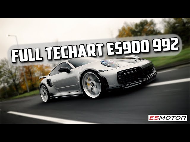 COMPLETE TECHART KIT ON THIS INSANE ES900 1050BHP 992 TURBO S! #porsche #esmotoruk #techart