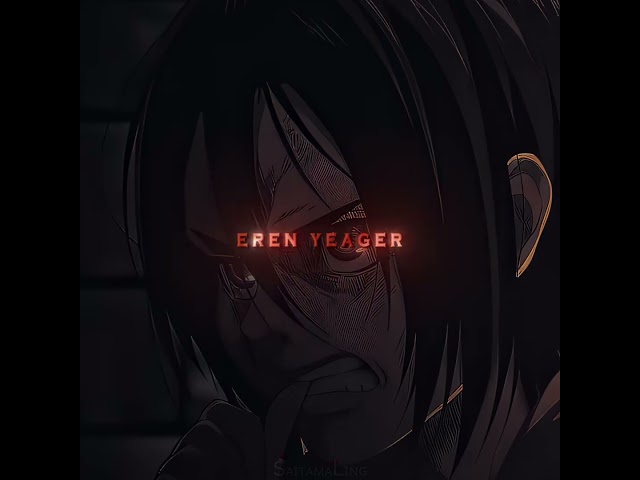 Fear of the eren 💀 #animeedit #anime #shorts