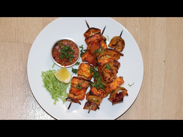 Air fryer Tandoori paneer tikka