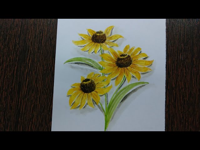 Watercolorpainting | for beginners | flowerpainting| #painting #easypainting #drawing #watercolor