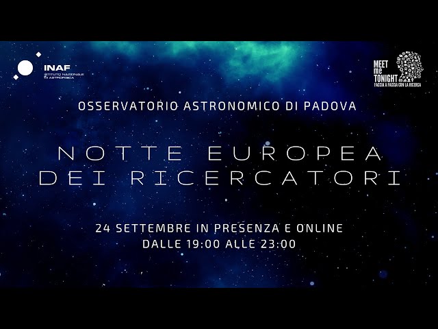 MEET me TONIGHT faccia a faccia con la ricerca - Notte Europea dei Ricercatori 2021