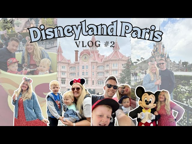 DISNEYLAND PARIS JUNE '24 🏰 Day 2 | We rode Phantom Manor ALONE! 😱 Character Dining, Studios & MORE!