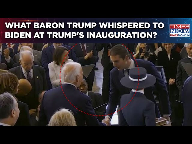 Trump Oath: Baron's Viral Gesture For Biden Has Internet Talking? What Did US President's Son Say?