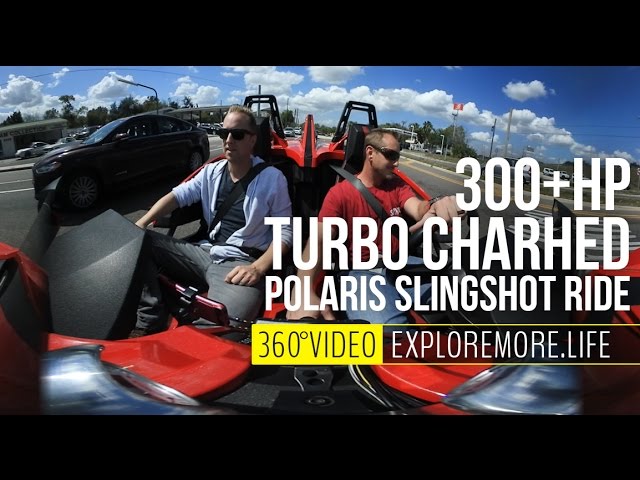 Turbo Charged Polaris Slingshot Ride in 360° Video!